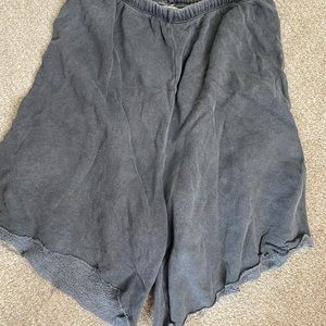 High waist jogger shorts